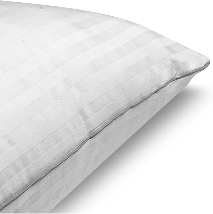 Set of 2 Bed Pillows for Sleeping King Size | Comfortable and Supportive | Premium Soft Down Alternative Microfiber Filled | Back and Side Sleeper Pillow