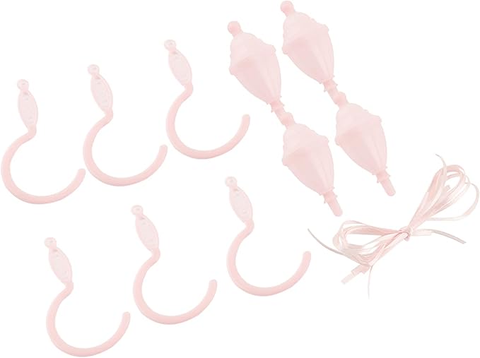 Luxury Princess 3 Side Openings Post Pink Bed Curtains,Four Corner Bedding Bed Canopy net for Bed Princess Bed Girls Room(No Bracket) (Pink)