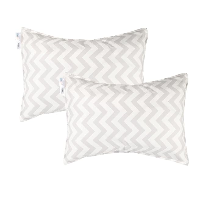 ALVABABY Toddler Pillowcases Fit 13x 18,14x 19 Kids Pillow Cotton Baby Pillow Cover Envelope Pillow Cover for Boys Girls