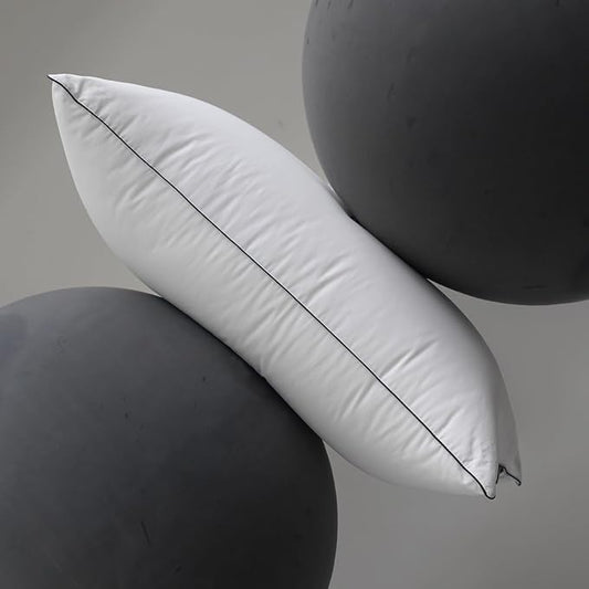 MAXICOZY Luxury Hungarian Goose Down Pillows King Size 1 Pack, Medium Firm Bed Pillows for Sleeping, Hotel Pillows, 750 Fill Power, 460 TC Cotton Blend Shell, 20"x36"