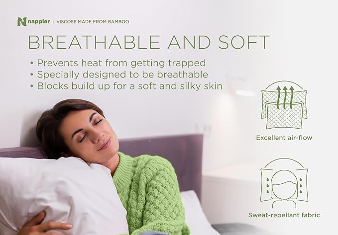 Cooling Pillow for hot Sleepers - Bed Pillows King Size Premium Set of 2 - Supportive Breathable Adjustable Shredded Memory Foam - Medium to Firm Pillows for Back, Stomach & Side Sleepers