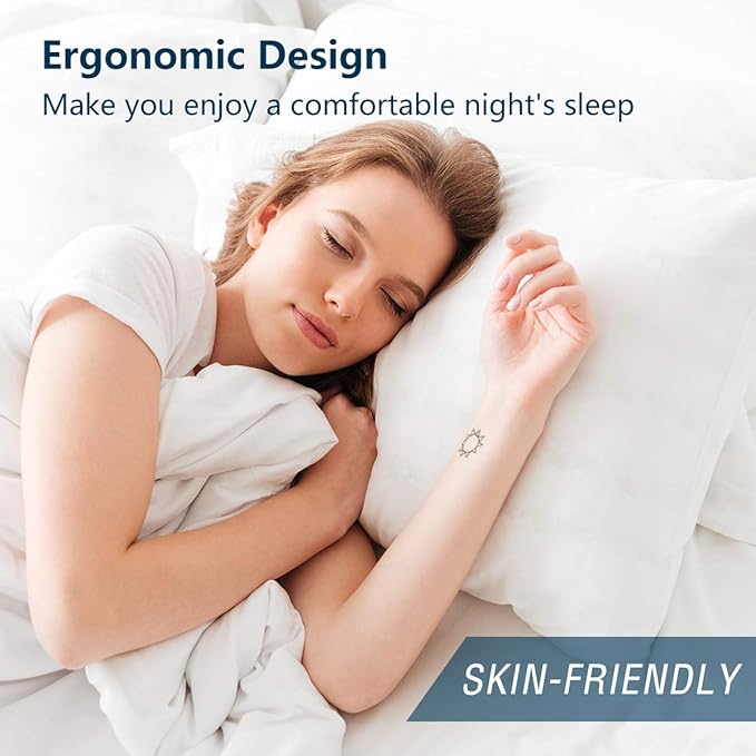 CozyLux Pillows Standard Size Set of 1, Hotel Quality Bed Pillows for Sleeping 1 Pack, Cooling Pillows for Side Back and Stomach Sleepers, Down Alternative Luxury Soft Supportive Pillows (18x26)