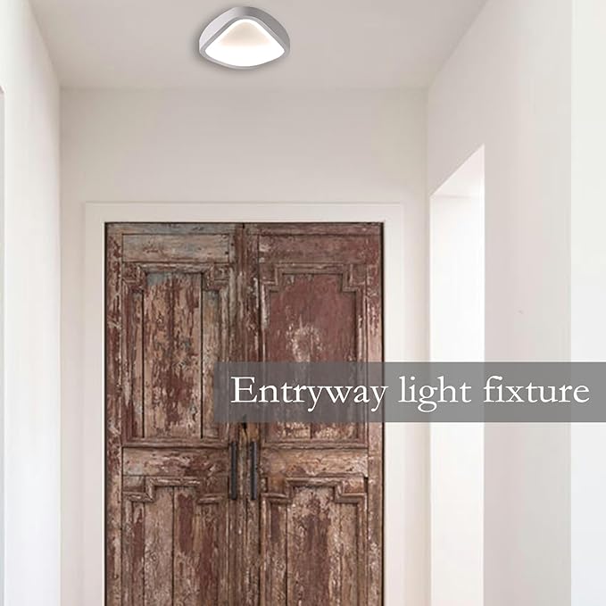 Led Flush Mount Ceiling Light White Modern Close to Ceiling Light Fixture Small 4000k 10w