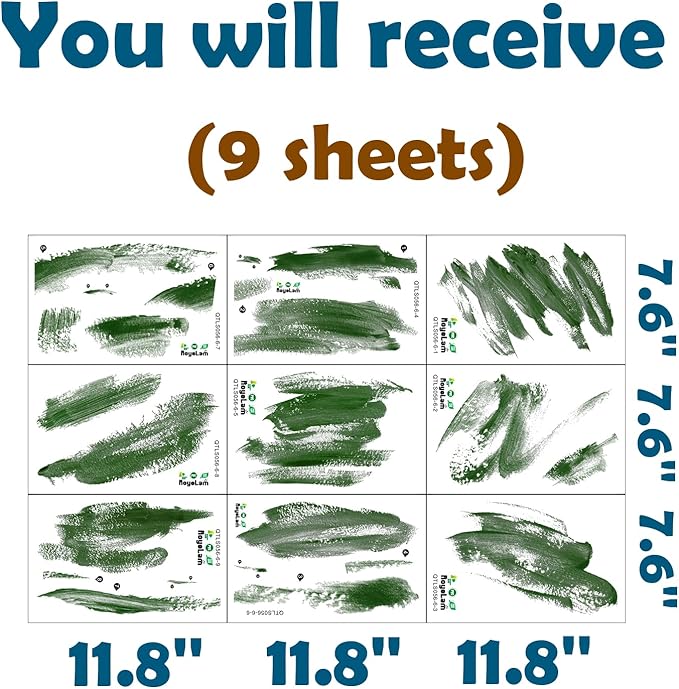 DIY Oil Painting Brushstroke Wall Decal for Kids - Creative Brushstroke Wall Sticker | Removable, Waterproof, and Easy Peel and Stick | Perfect for Kids, Baby Room, Classroom, Living Room,