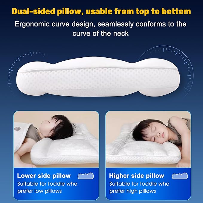 Toddler Pillow for Sleeping 1-3 Year Old