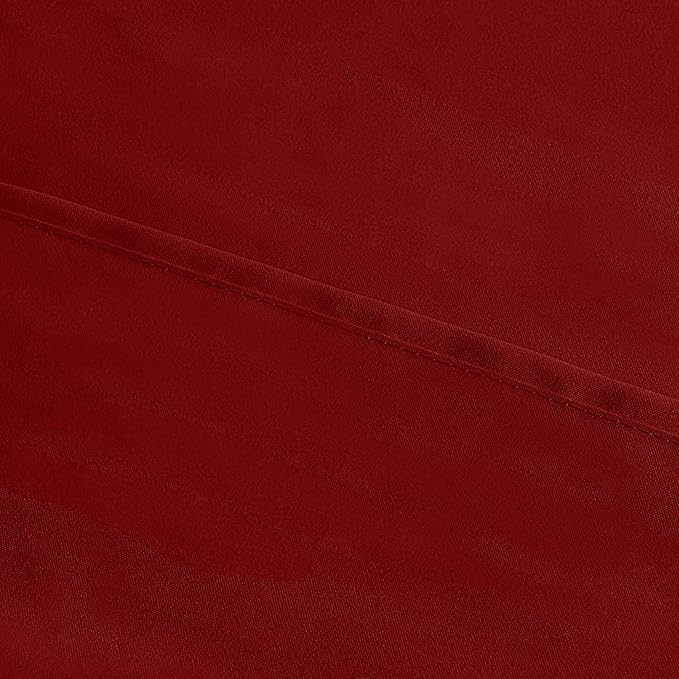 Utopia Bedding King Pillow Cases - 2 Pack - Envelope Closure - Soft Brushed Microfiber Fabric - Shrinkage and Fade Resistant Pillow Covers 20 X 40 Inches (King, Red)