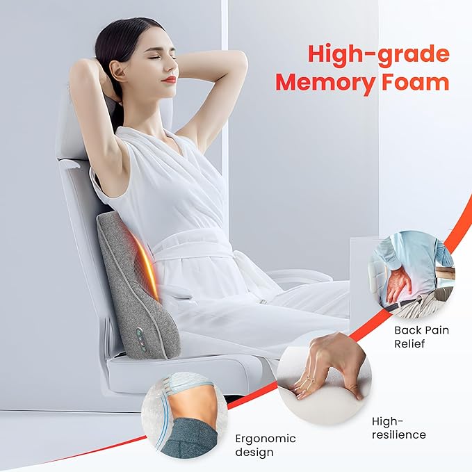 COMFIER Back Lumbar Support Pillow for Office Chair Car