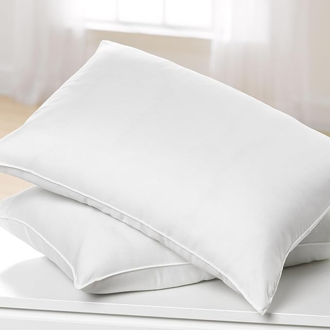 Martex Twin Pack Pillow, King (U.S. Standard), White
