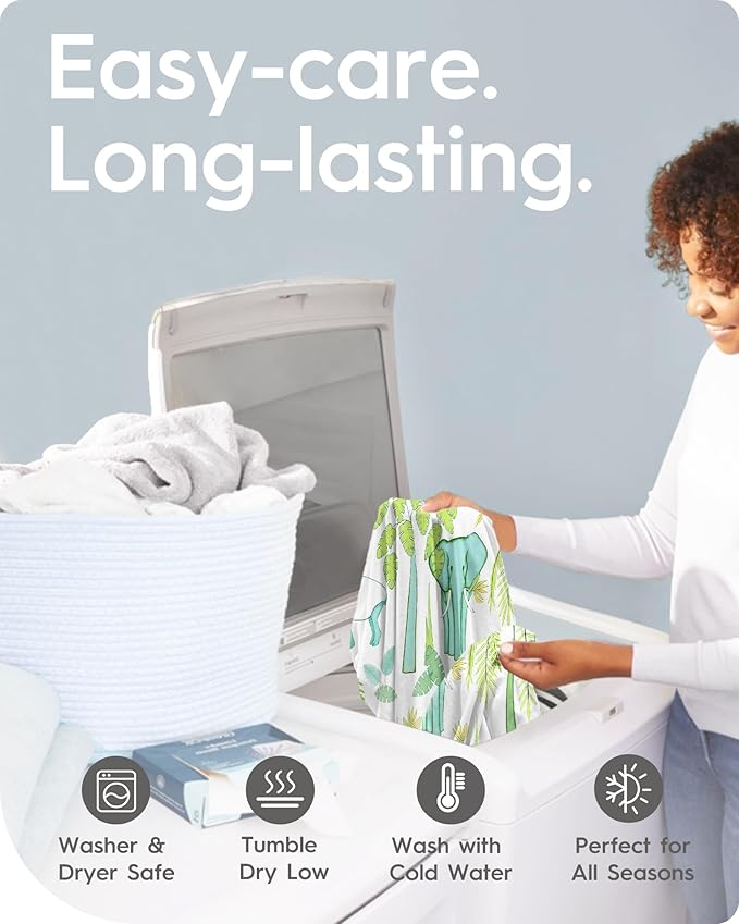 Premium Soft boy Crib Sheets, Ultra Breathable Crib Fitted Sheet, Super Stretchy Baby Bed Sheets 28''x52''x9'' Extra Deep Pocket