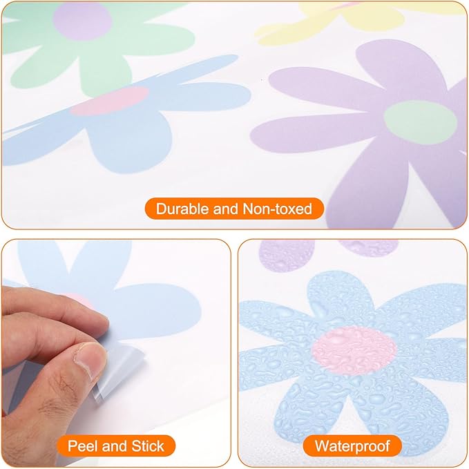 uxcell 108 Pcs (3 Sheet) Round Polka Dots Wall Sticker, PVC Peel and Stick Circle Wall Decal Sticker for Bedroom Classroom, Colorful