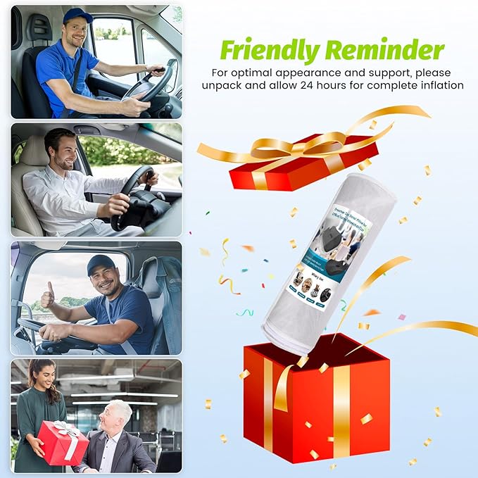 Soft Support Hemorrhoid Pillow/Thick Donut Pillow for Tailbone Pain Designed Hole in the Right Place to Isolate the Anus & Tailbone Area Offer More Comfort and Relief for Sciatica, Hip, and Postpartum