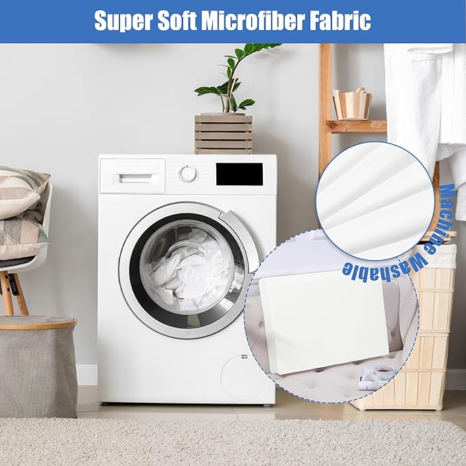 ROYALAY High Density Foam Couch Back Cushions Replacement Back Pillow Sofa Waist Cushion Stuffing Fill Supportive Back Pillow 1 Pack, Supportive Lumbar Support Pillow for Sofa, Couch-27.5"x18"