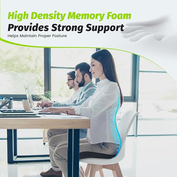 Soft Support Hemorrhoid Pillow/Thick Donut Pillow for Tailbone Pain Designed Hole in the Right Place to Isolate the Anus & Tailbone Area Offer More Comfort and Relief for Sciatica, Hip, and Postpartum