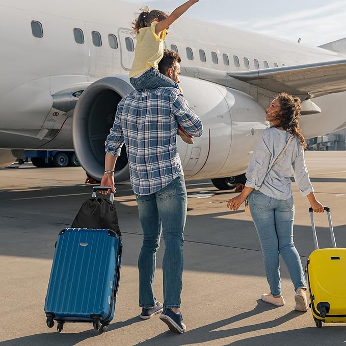 Large Travel Neck Pillow Bag for Dot&Dot Twist Memory Foam Travel Pillow, Luggage Travel Pillow Drawstring Bag Carrying Case with Trolley Sleeve & Adjustable Strap, Easily Attach to Luggage Backpacks