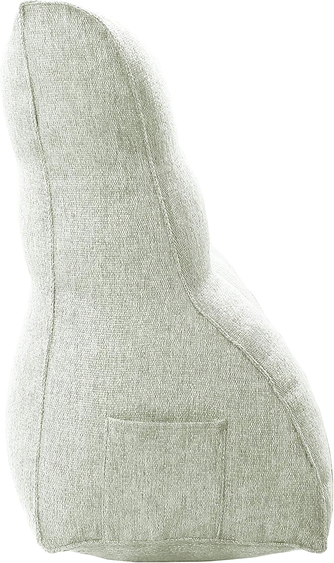 Daneey Multifunctional Headboard Pillow King Heighten Headboard Wedge Pillow Bolster Pillow for Bed Reading Pillow Adult Back Pillow for Sitting in Bed Wedge Pillow Headboard with Washable Beige Cover