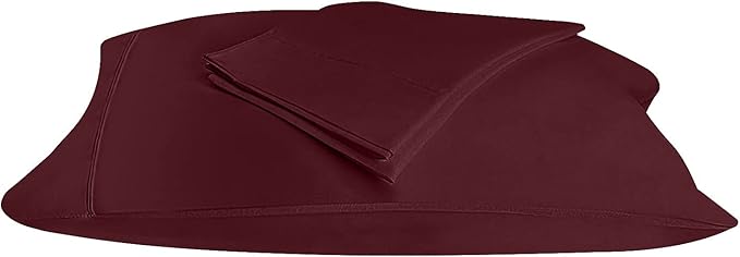 Utopia Bedding Queen Pillow Cases - 2 Pack - Envelope Closure - Soft Brushed Microfiber Fabric - Shrinkage and Fade Resistant Pillow Covers 20 X 30 Inches (Queen, Burgundy)