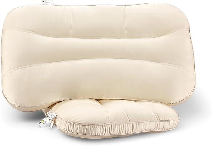 PROMEED Vitality Pillow, Deep Sleep Pillow for Side & Back Sleepers, Queen Size Bed Pillows for Sleeping, Anti-aging Herbal Filling Pillows