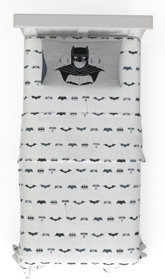 Franco Collectibles Batman Bedding Super Soft Microfiber Twin Sheet Set, College Dorm Essentials, (Officially Licensed Product)