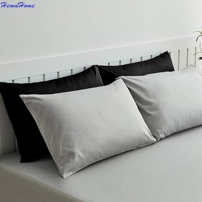 Euro Shams Pillow Covers 26" x 26" 2 Pack No Insert 600 Thread Count 100% Egyptian Cotton Square Throw Pillowcovers Smooth Feel Pillow Sham for Bedroom, Hotel, Home Decor Cushion Cover Silver