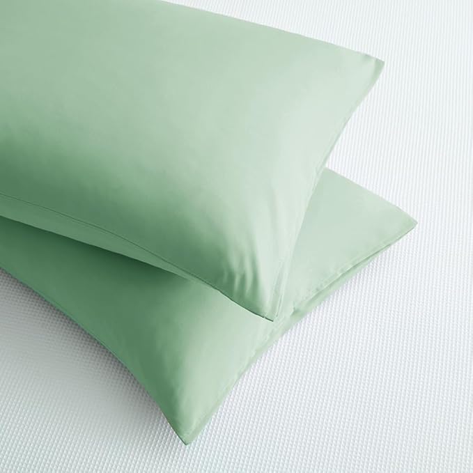 Small Pillow Case 14x20 Microfiber Pillowcases Set Soft Comfortable Not Shrink Toddler Pillow Case Light Green Pillow Covers Envelope Style 2 Pack