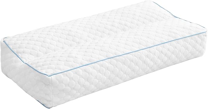 Gehannah Foam Knee Pillow for Side Sleeper, 5.5" Leg Pillow, Separates Legs for Aligns Spine, Relief Lower Back Pain, and Support for Pregnancy