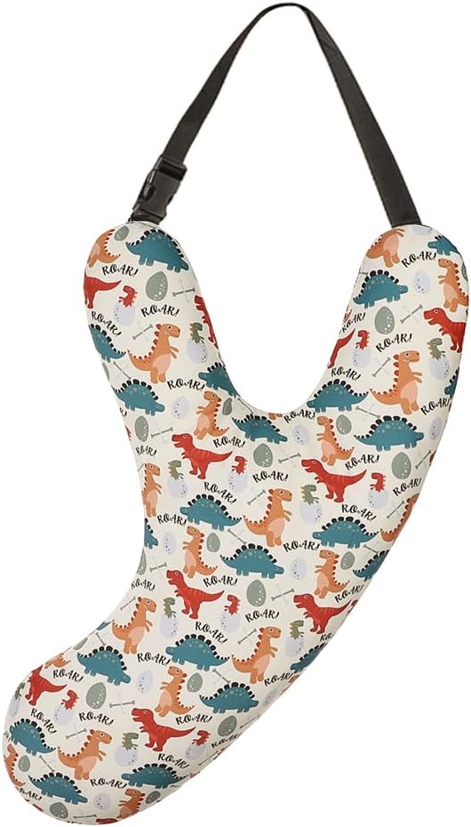 Car Travel Pillow for Kids Adults Soft Neck Pillow Head and Body Support Pillow Breathable Seat Pillow Car Aircraft Travel Pillow Neck Support Pillow Cushion for Long Journey Travel Accessories