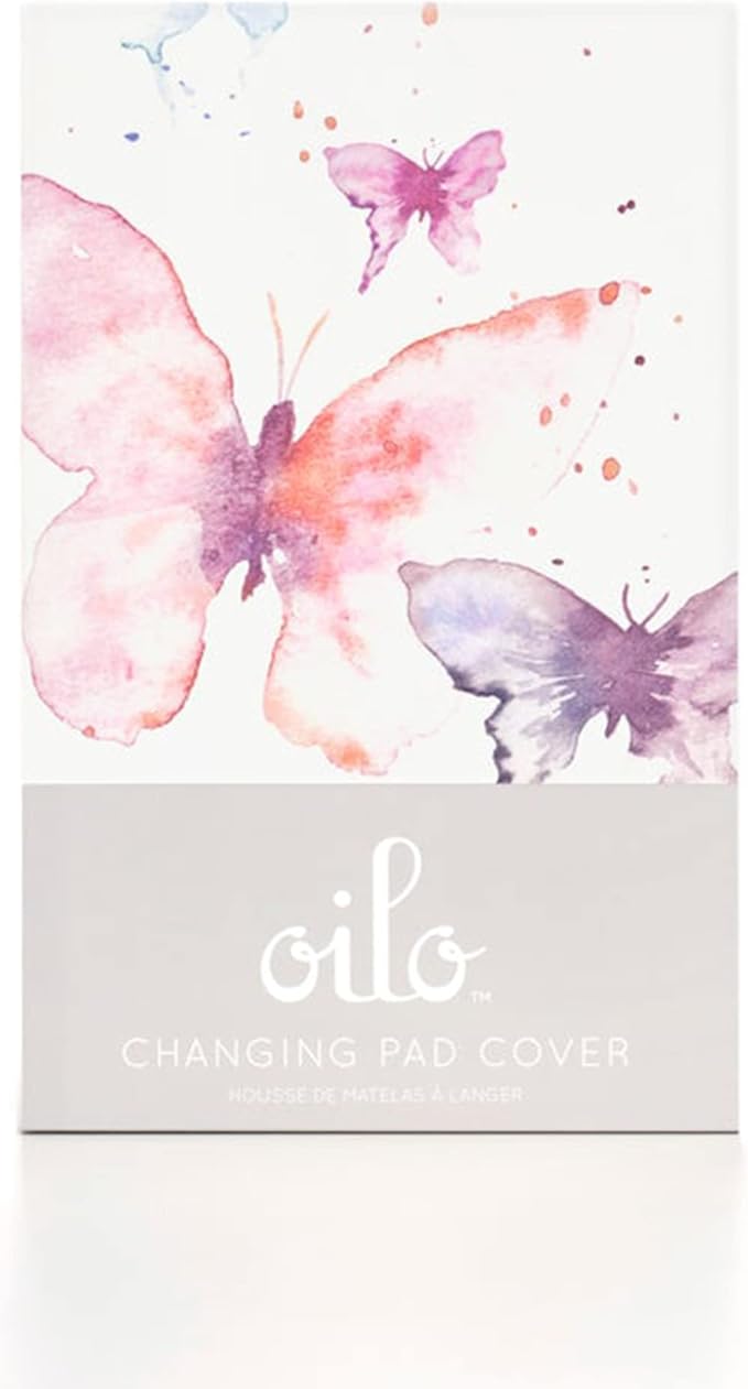 Crib Sheets - Crib Sheets Girl -Crib Sheets Boy - Jersey Sheets - Nursery Bedding - Toddler Bedding Sets for Girls - Toddler Bedding Sets for Boys - Baby Crib Sheets - OILO Studio Crib Sheet Butterfly