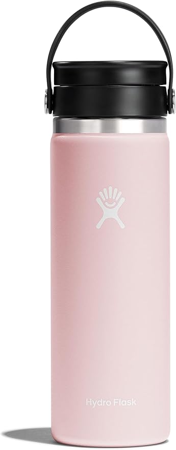 Hydro Flask Stainless Steel Wide Mouth Bottle with Flex Sip Lid and Double-Wall Vacuum Insulation for Coffee, Tea and Drinks