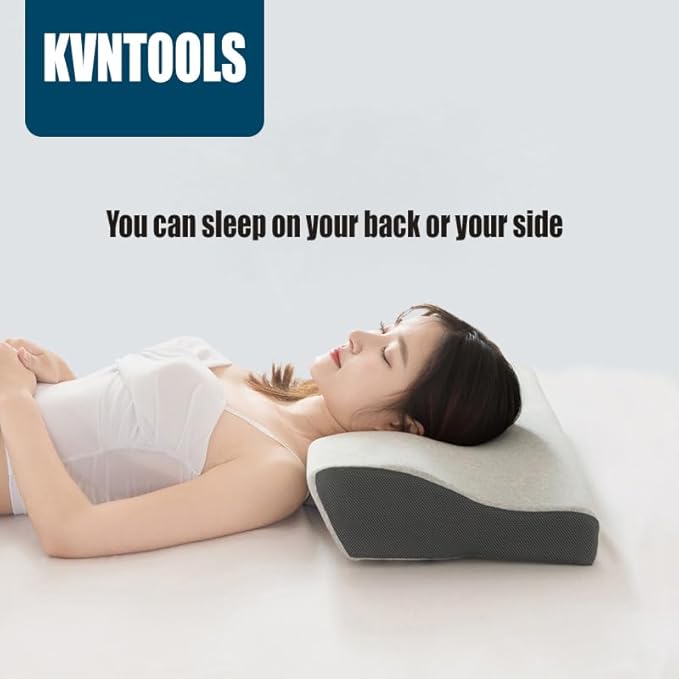 Cervical Anti Snore Pillows - Ergonomic Neck Support Pillow for Neck & Shoulder Pain Relief - Back,Stomach Sleepers,Cervical Neck Pillow,Memory Foam Pillows (Hydrophilic Cotton Pillowcase)