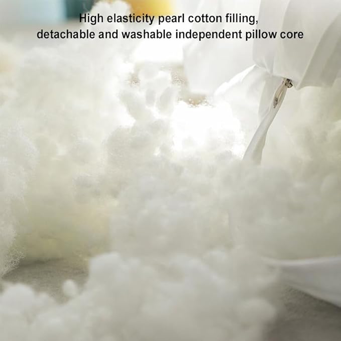 Couch Back Cushion Decorative Throw Pillows with Removable Pillowcase Sofa Waist Cushion Lumbar Support Backrest Pillow for Living Room Headboard Reading Pillow