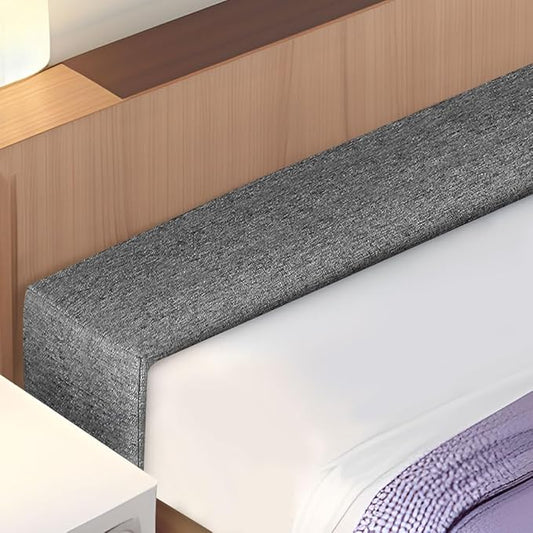 Bed Gap Filler,High-Density Bed Crack Filler with Removable Cover,Mattress Extender for Headboard Gap,Spacer Filler Between Mattress and Wall,Bed Wedge Gap Filler,Full Size,Dark Gray,72"x4"x12"