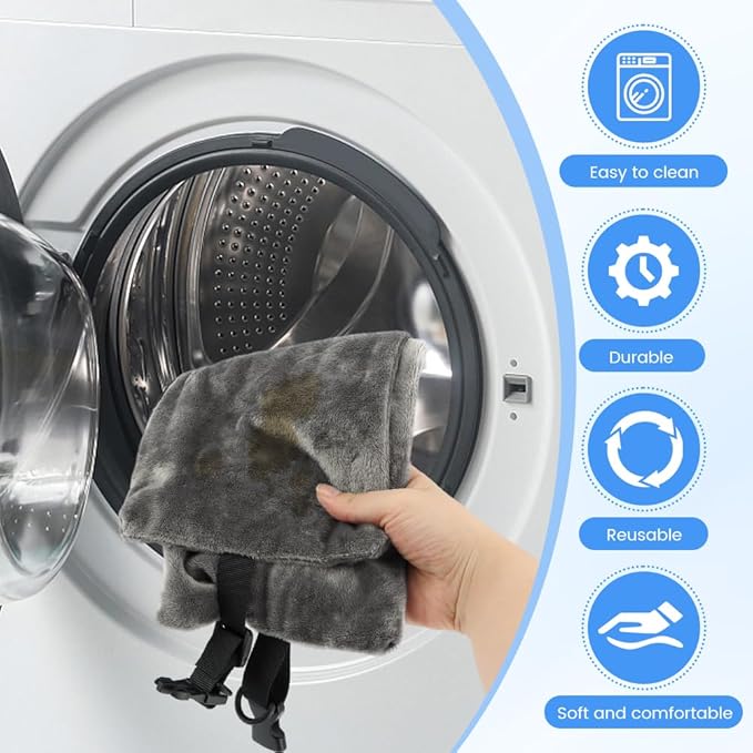 Stuffable Travel Pillow for Extra Luggage, Velvet Travel Neck Pillow with Adjustable Neck Siz, Stuffable Neck Pillow with Clothes, Multifunctional Sleeping Rest Cushion(2Pack)