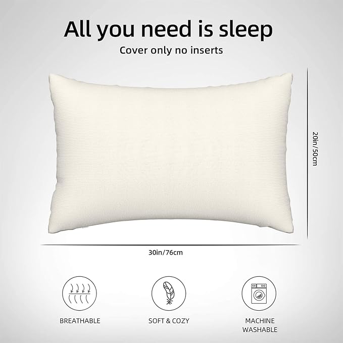 Pillowcase Pillow case Standard Size 20 x 30 Pillow Cases Queen Size Pillow Covers gilts for Women Men Girls Boys