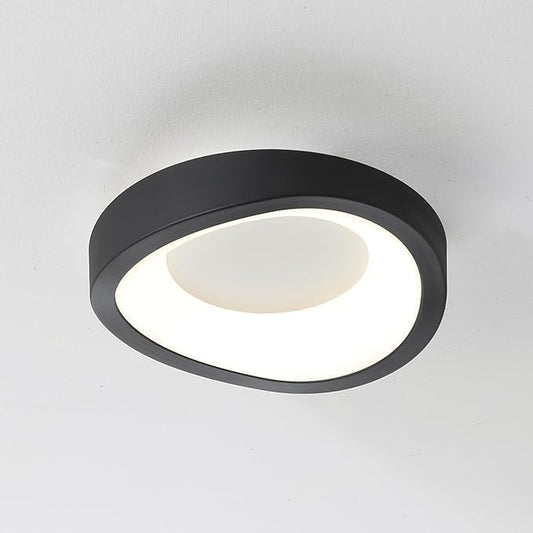 LED Ceiling Light Fixture White Flush Mount Ceiling Light Round Modern Light Fixture 4000k
