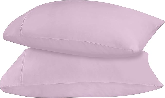 Utopia Bedding Queen Pillow Cases - 2 Pack - Envelope Closure - Soft Brushed Microfiber Fabric - Shrinkage and Fade Resistant Pillow Covers 20 X 30 Inches (Queen, Lavender)