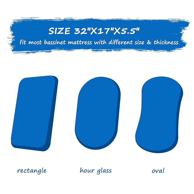 Bassinet Sheets for Baby Girl 2 Pack Bassinet Sheet Fitted Universal Microfiber Soft Cradle Sheets for Oval Rectangle and Hourglass Bassinet Mattress, Pink&Purple