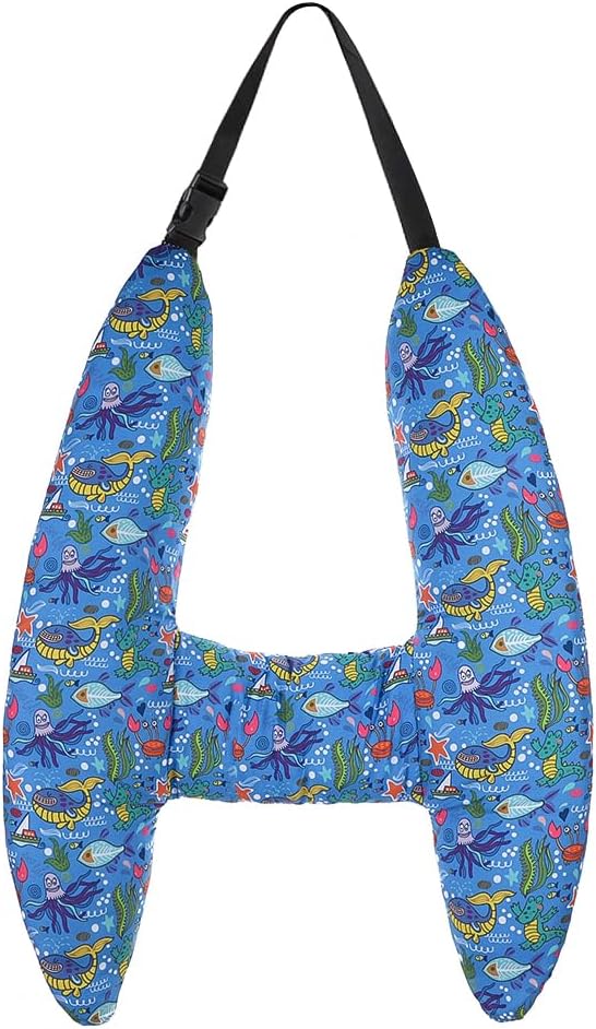 Car Travel Pillow for Kids Adults Soft Neck Pillow Head and Body Support Pillow Breathable Seat Pillow Car Aircraft Travel Pillow Neck Support Pillow Cushion for Long Journey Travel Accessories