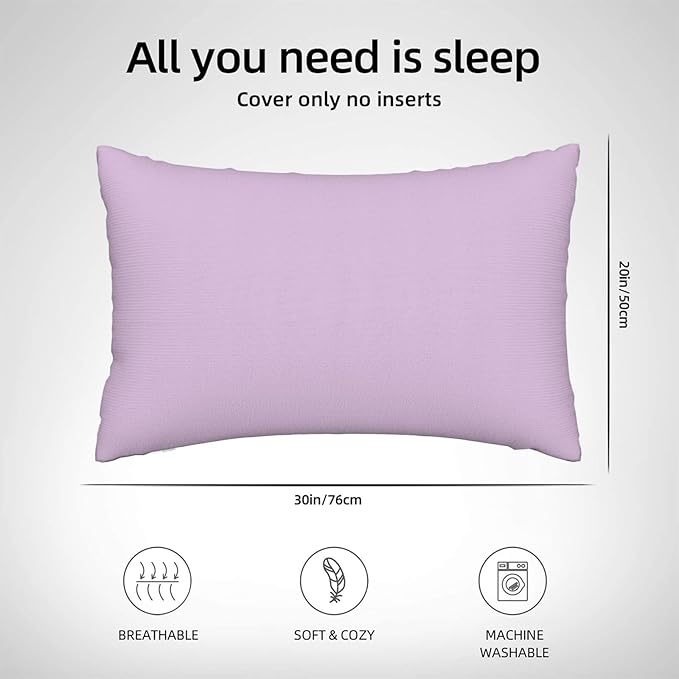 Pillowcase Pillow Case Standard Size 20 X 30 Pillow Cases Queen Size Pillow Covers Gifts for Women Men Girls Boys