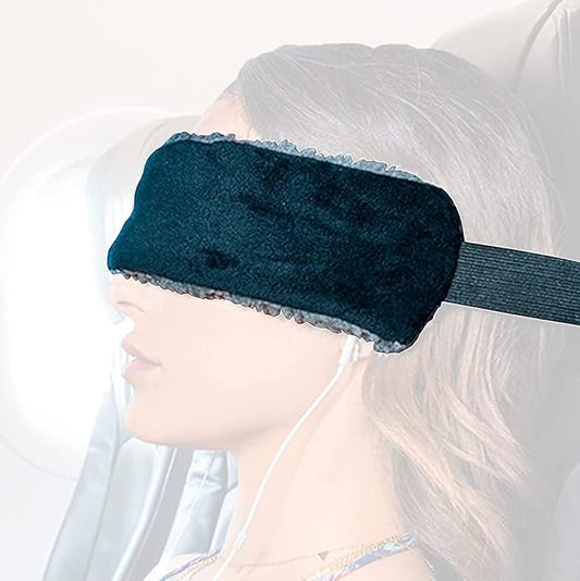 The Travel Pillow Alternative That Stops Head Bobbing – Airplane Straps and Car Support Band Great on Upright Super Comfy & Neck Small Compact