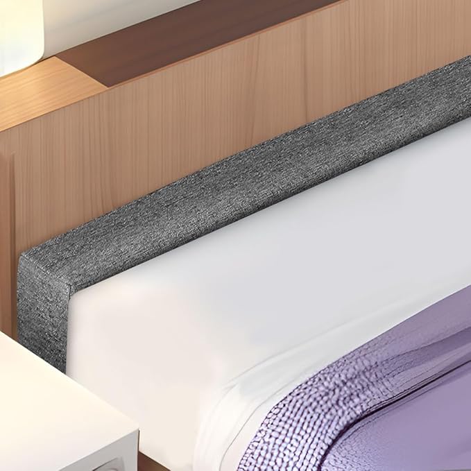 Bed Gap Filler,High-Density Bed Crack Filler with Removable Cover,Mattress Extender for Headboard Gap,Spacer Filler Between Mattress and Wall,Bed Wedge Gap Filler,Full Size,Dark Gray,78"x4"x6"