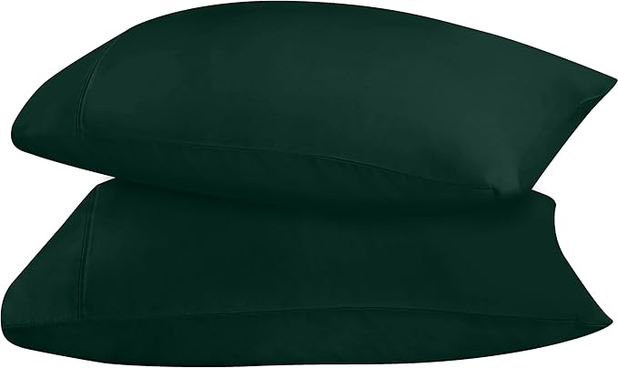 Utopia Bedding King Pillow Cases - 2 Pack - Envelope Closure - Soft Brushed Microfiber Fabric - Shrinkage and Fade Resistant Pillow Covers 20 X 40 Inches (King, Emerald)