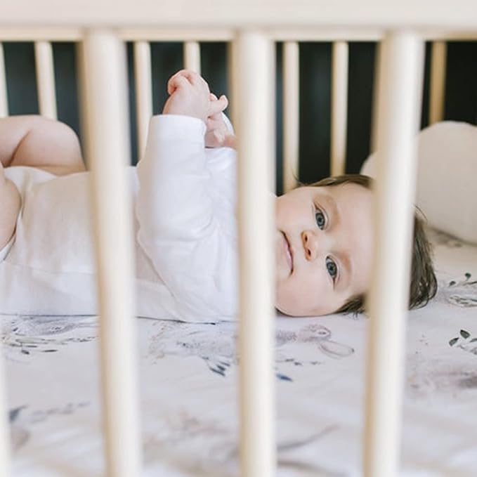 Crib Sheets - Crib Sheets Girl -Crib Sheets Boy - Jersey Sheets - Nursery Bedding - Toddler Bedding Sets for Girls and Boys - Baby Crib Sheets - OILO Studio Crib Sheet Cottontail