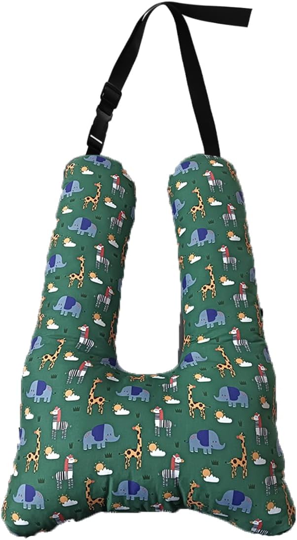 Car Travel Pillow for Kids Adults Soft Neck Pillow Head and Body Support Pillow Breathable Seat Pillow Car Aircraft Travel Pillow Neck Support Pillow Cushion for Long Journey Travel Accessories