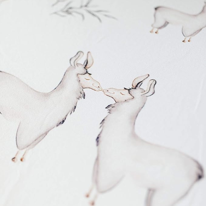 Crib Sheets - Crib Sheets Girl -Crib Sheets Boy - Jersey Sheets - Nursery Bedding - Toddler Bedding Sets for Girls - Toddler Bedding Sets for Boys - Baby Crib Sheets - OILO Studio Crib Sheet Llama