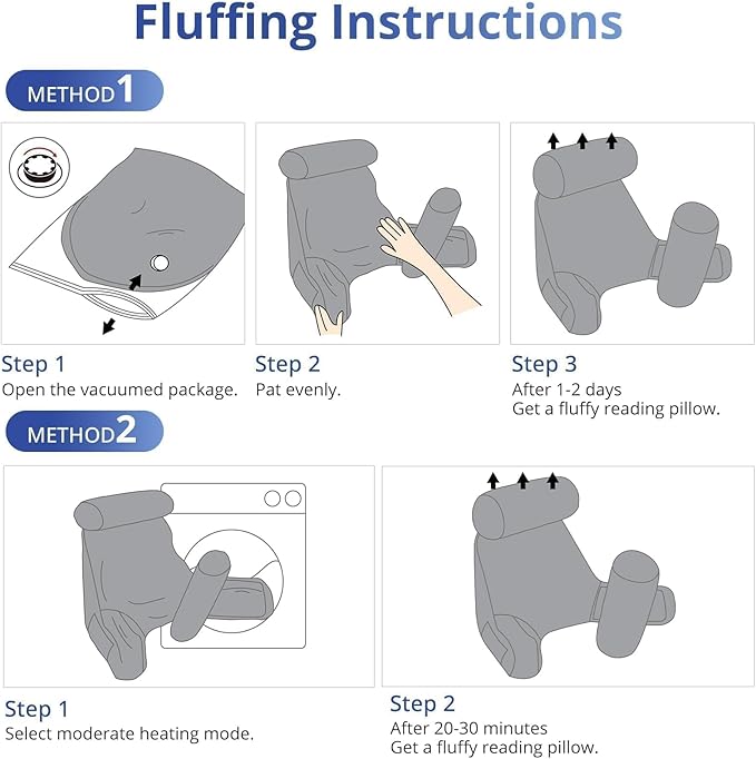 Sasttie Reading Pillow for Sitting in Bed Adult, Extra Large Back Pillow for Bed, Backrest Pillow with Detachable Head Support Cushion, College Dorm Essentials for Girls and Boys, Sage