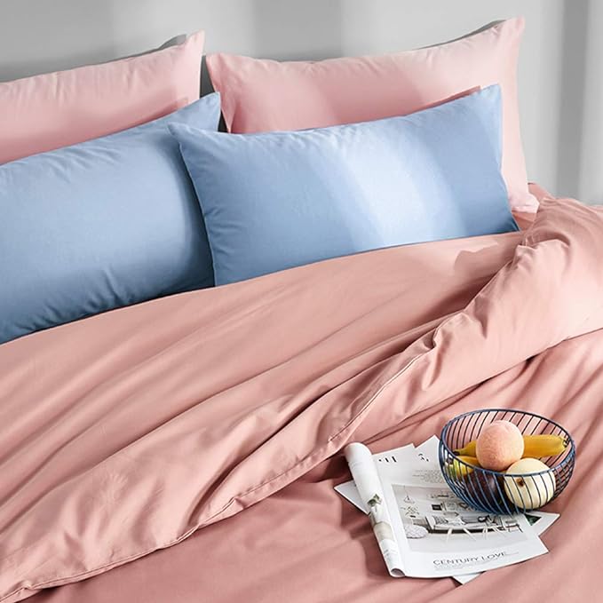 Toddler Pillowcase Set of 2 PC 600 TC 100% Egyptian Cotton Toodler 14x20 Inch Small Travel Pillow Case Envelope Closer Decorative Soft Cozy Travel Kids Nursery Preschool Pillow Cases, Light Blue Solid