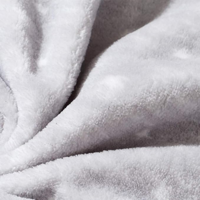 CREVENT 30''X40'' Cute Cozy Fluffy Warm Baby Blanket for Boys Infants Toddlers' Bedding Crib Cot Stroller, Baby Shower Birthday Newborn's Gift - Grey Cloud
