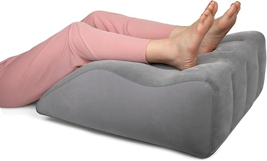 Leg Elevation Pillow - Inflatable Wedge Pillow for Sleeping Leg Pillows for Sleeping Portable Leg Pillow for Swelling, After Surgery, Blood Circulation