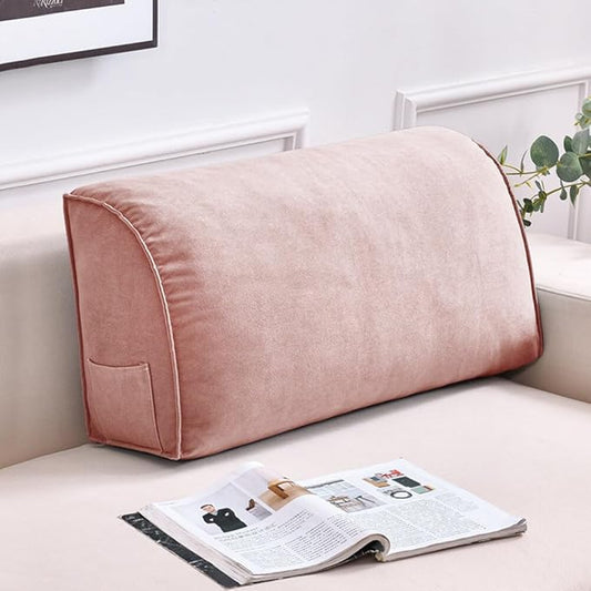 Couch Back Cushion Decorative Throw Pillows with Removable Pillowcase Sofa Waist Cushion Lumbar Support Backrest Pillow for Living Room Headboard Reading Pillow