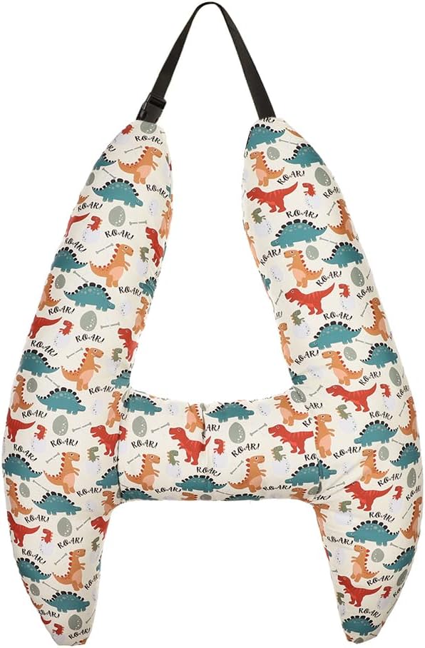 Car Travel Pillow for Kids Adults Soft Neck Pillow Head and Body Support Pillow Breathable Seat Pillow Car Aircraft Travel Pillow Neck Support Pillow Cushion for Long Journey Travel Accessories